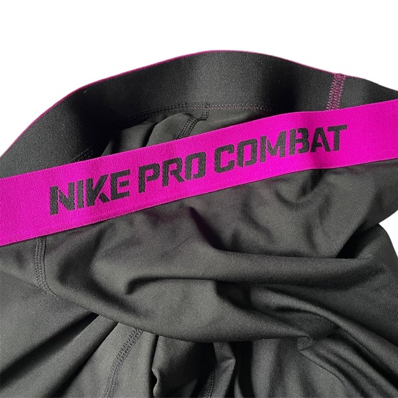 NIKE Pro Combat Compression Dri-Fit Workout Fitness Capri Leggings M - Picture 5 of 14